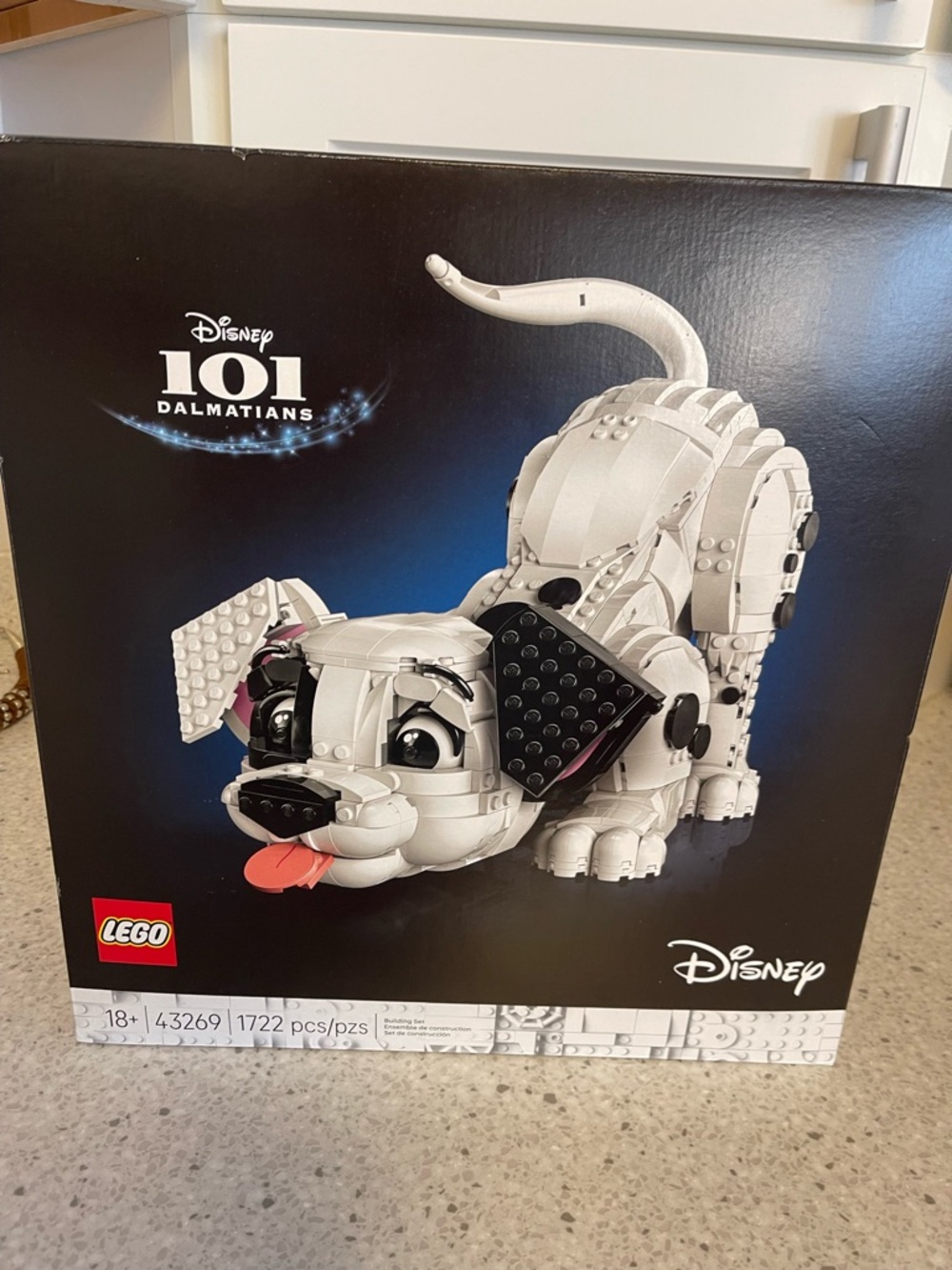 LEGO Disney 101 Dalmatians Puppy Model - White and Black 43269 1722Pcs 18+ NIP